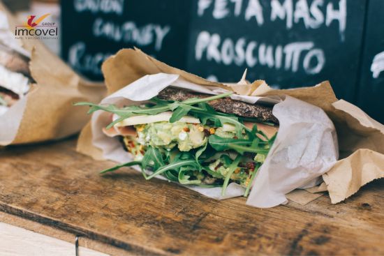 sobres de papel antigrasa para bocadillos