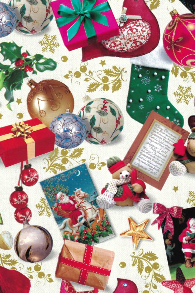Papel fantasía Bobinas Navidad