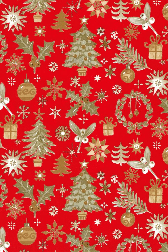 Papel fantasía Bobinas Navidad