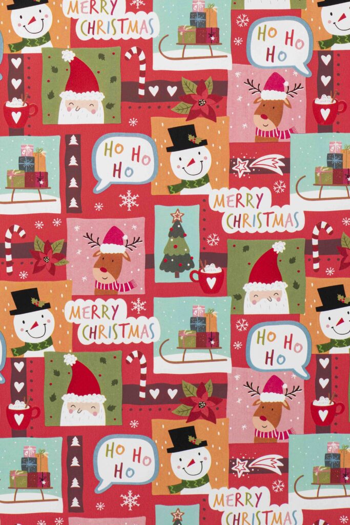 Papel fantasía Bobinas Navidad