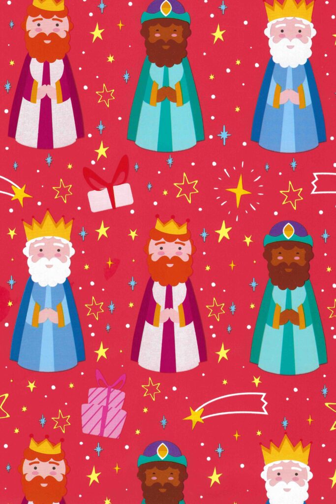 Papel fantasía Bobinas Navidad