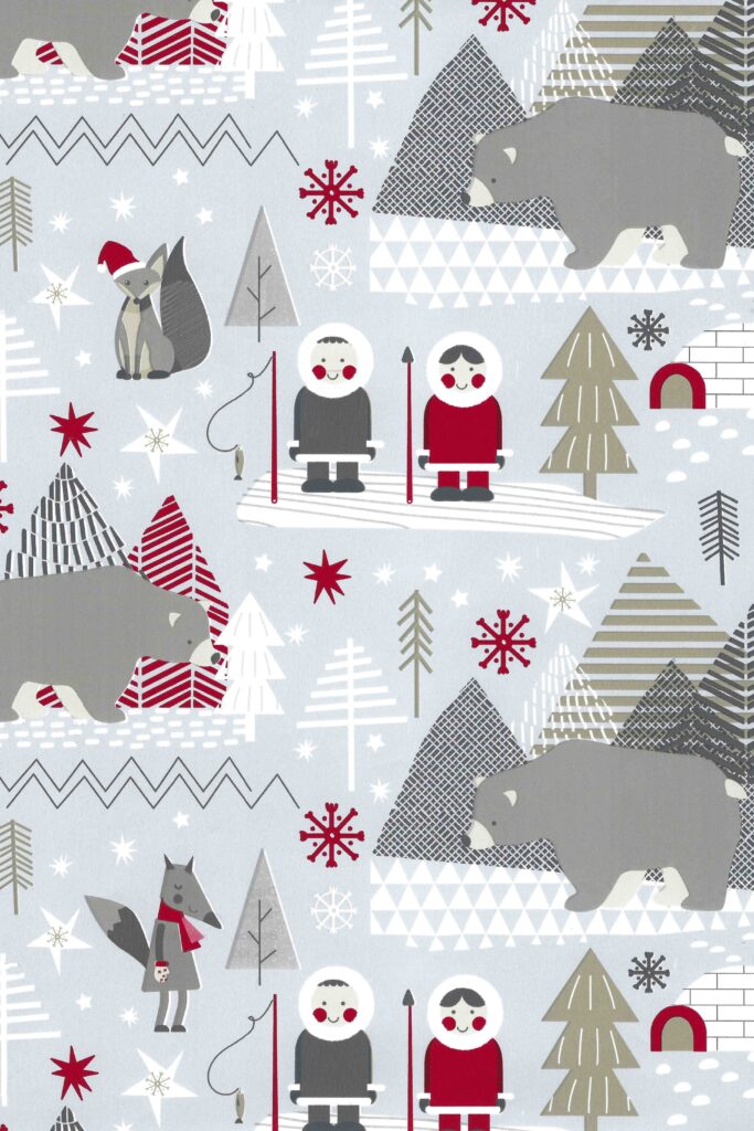 Papel fantasía Bobinas Navidad