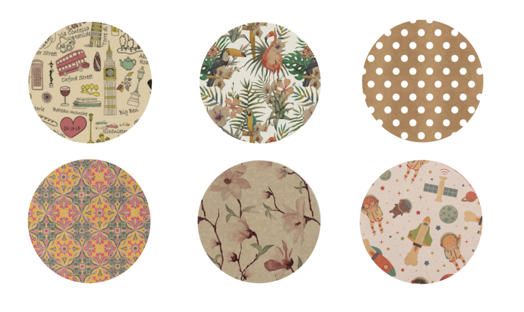 Papel fantasía Rollitos Eco Colección Reciclado