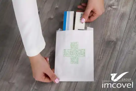 Sobres planos para farmacia