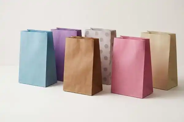 fabricante bolsas de papel de colores