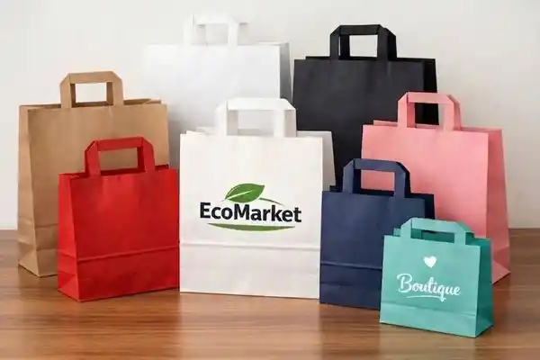 fabricantes bolsas de papel con asa plana