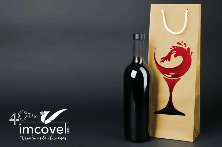 Bolsas de papel para botellas de vino