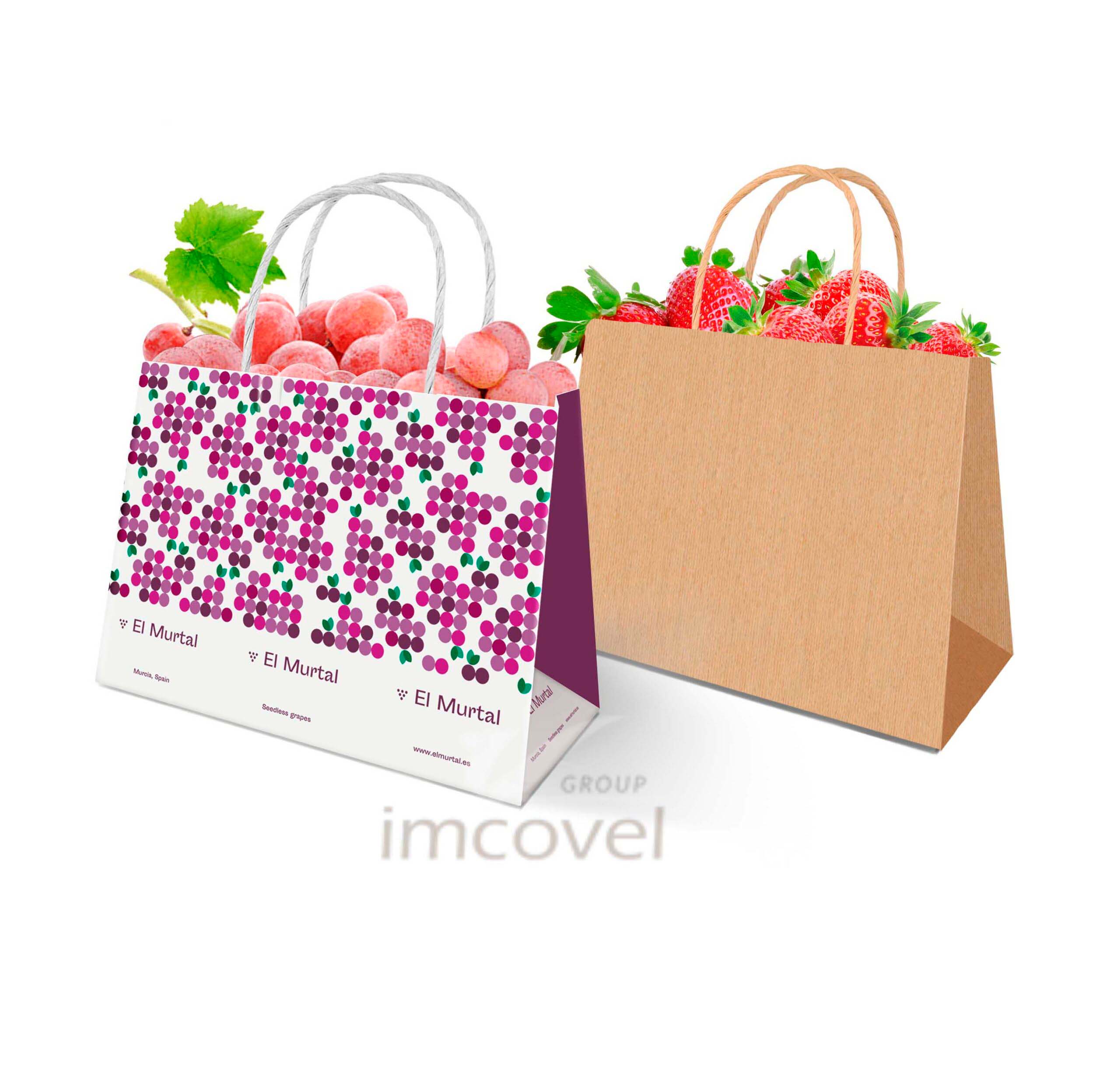 Bolsa asa rizada fruta
